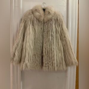Luxurious Cream Fur Coat